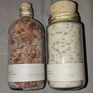 Anthropologie Well Kept Bath Milk and Soaking Salts GREAT GIFT  BENEFITS RESCUE